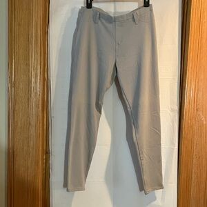 Faded Glory Women’s L(12-14) Stretch Leggins Pull on Khaki Tan Flat Front Pants